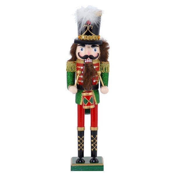 Χριστουγεννιάτικος Διακοσμητικός Μολυβένιος Στρατιώτης Πράσινος (38cm)